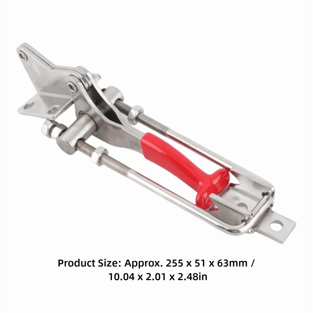 

Stainless Steel Toggle Latch 255*63mm U Bolt Holding Clamp Heavy Quick release Clamp Machinery