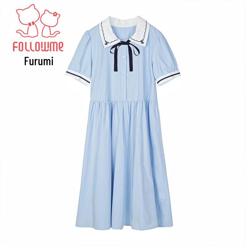 Fu Luomi Girls' Academy Style Summer Dress