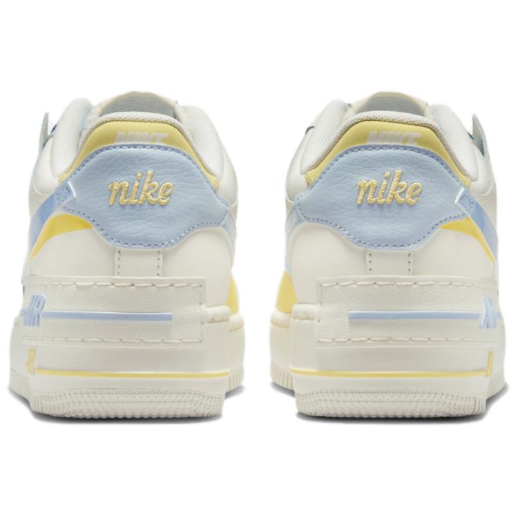 Nike Air Force 1 Comfortable Versatile Sneakers Men Sneakers White Blue Yellow DZ1847-118