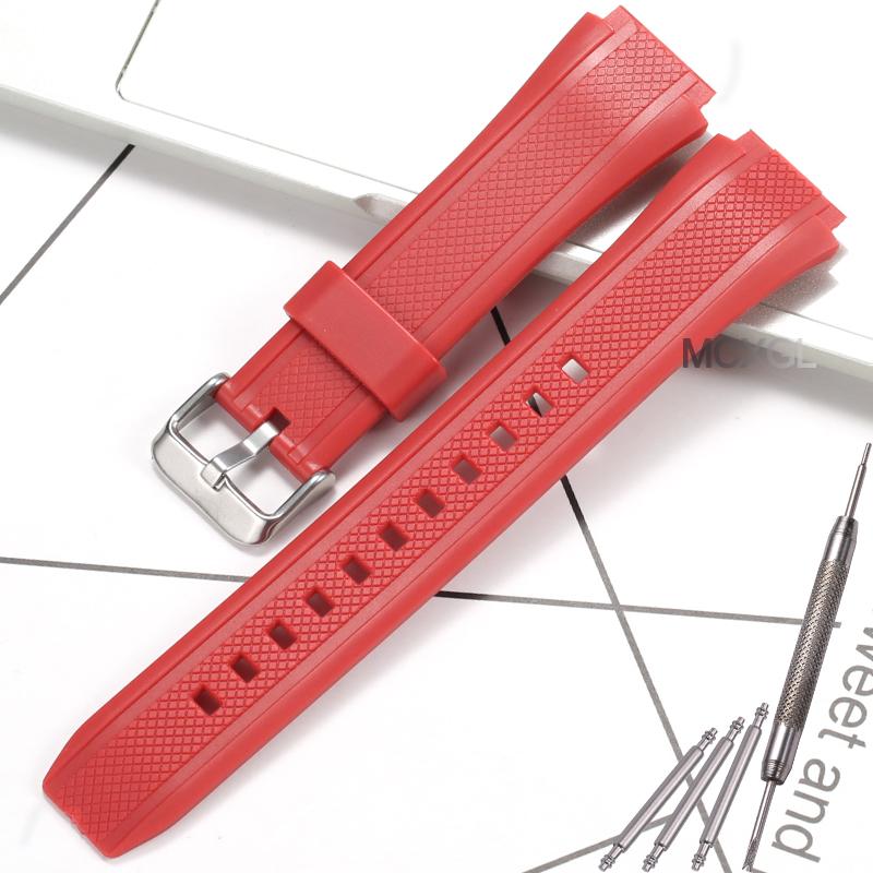 Resin Band For Casio EF-552 Men's Watch Band EF-552-1AV EF-552PB-1A2V EF-552PB-1A4V Waterproof Sports Wristband