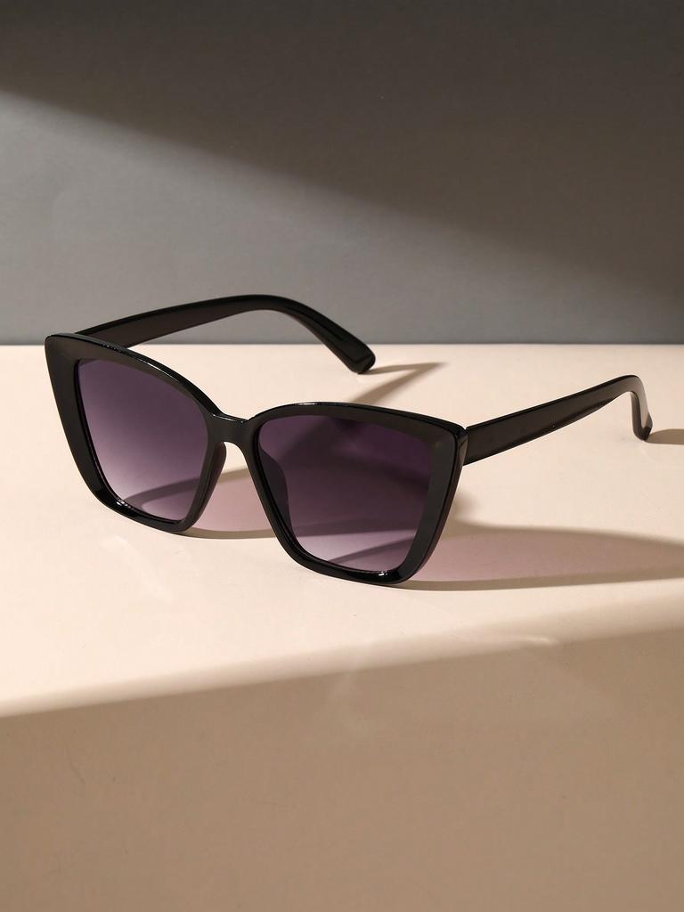 1/2PCS Fashion Y2K Cat Eye Plastic Frame Women Sunglasses For Men Daily Life Shades Eyewear Accessories.