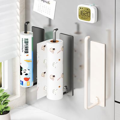 Kitchen Paper Towel Holder Adhesive Tissue Hanger Toilet Roll Paper Dispenser Cabinet Storage Napkin Rack Bathroom Accessories