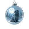 Cat Crystal Ball Ornament Cat Ornament Solid Color Ball DIY Year Creative Replacement Caps Acrylic New Christmas Pendant Ba R4Z6