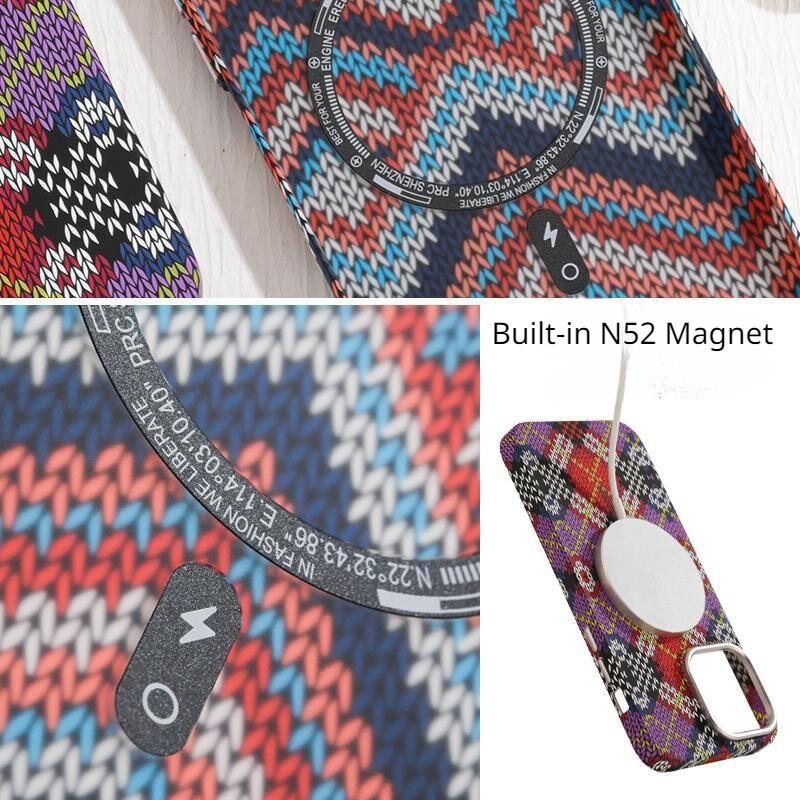 Luxury Thin Night Limunious Micro Matte Magnetic Phone Case for iPhone 15 Pro Max 14 Pro 13 12 Shockproof iPhone Cover