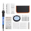 Soldering Iron Kit Wood Burning Kit 38 PCS Adjustable Temperature Soldering Pyrography Wood Burning