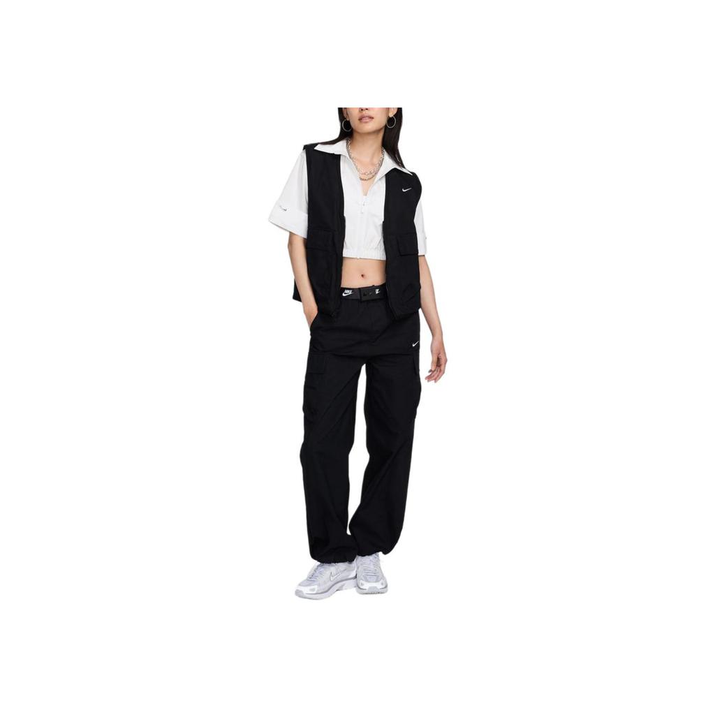 New Nike Sportswear Essentials Series Vest Women's Black/White FV6311-010