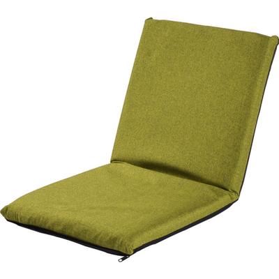 Sofá Individual Plegable Cómodo Respirar Libremente Multiángulo 6 Niveles Ajustable Sofá Individual para Balcón Ventana Verde Fruta