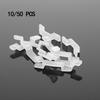 10/50pcs Flexible RGB Single Color Fix 5050 5630 Fixer Silicon Clip 12mm Lamp Tape LED Strip Light
