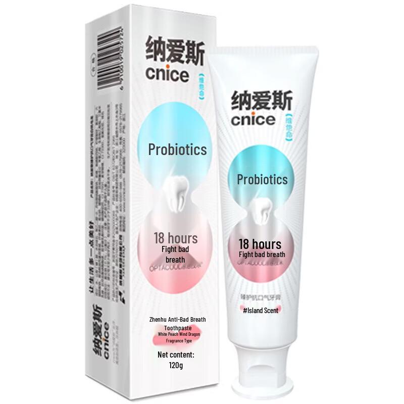 NICE Vitamin C Probiotic White Peach Oolong Toothpaste