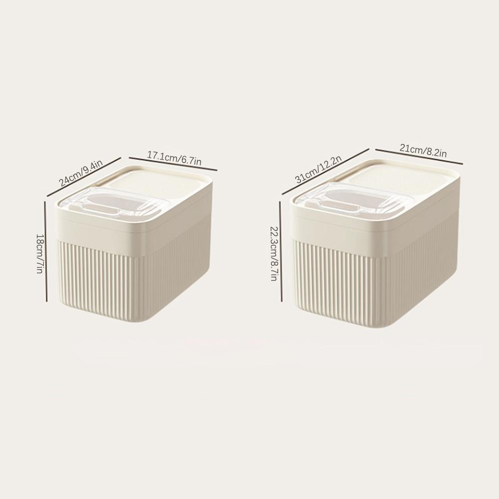 Dog Food Storage Container 5/10/15L Large Capacity Transparent Pet Food Bucket Box Moisture Proof Dog Cat Dry Food Bin