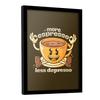 Pyramid International More Espresso Less Depresso Framed Poster