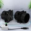 1Pcs with Pipe Fume Absorber Adjustable Speed Window Extractor  Bathroom Kitchen Industrial