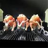 1 Set Tragbarer Hähnchenständer Bierdose Lustig Amerikanisches Motorrad BBQ Grill Edelstahl Grillrost Halter Grillwerkzeug