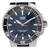 ORIS Aquis See-through Back Date Mechanical Automatic Watches Bezel and band: BlackUsed
