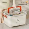 Multi-Layer Family Medicine Storage Box - Extra Large Capacity for Children's and First Aid Medicines