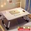 Foldable Laptop Bedside Table - Adjustable Study Desk for Bedroom or Bay Window