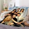 Cozy F-Friends Comedy Movie Characters Flannel Blanket for Beds Room Decoration Picnic - Customizable Gift Blanket