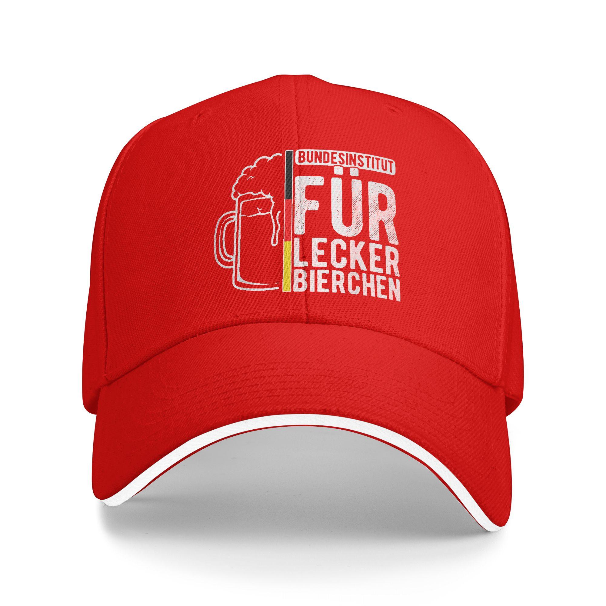 GerUnisexFederal Institute for Delicious Beer Mug Sandwich Baseball Cap Retro Unisex Adjustable Sun Cap Sports Hats Adjustable