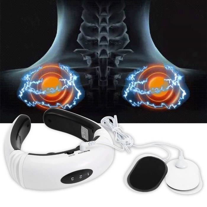 Neck Massager - Dewin - Electric Device - 3D Technology - Magnetic Effect - LED