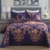 European Style Pure Cotton Twill Bedspread Set - Includes Air Conditioning Quilt and Quilted Bed Sheet