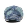 Spring Summer Tie-Dyed Starry Sky Color Cap Women British Retro Forward Cap Men Peaked Cap