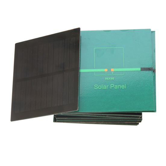 1.3W 5.5V Solarmodul 98X98MM Tragbar Leicht Hohe Effizienz Elektronische Geräte 3.7-5V Batterie Spielzeug Solar