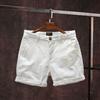 Men's Korean Style Casual Summer Wide-Leg Shorts with Unique Belt Design