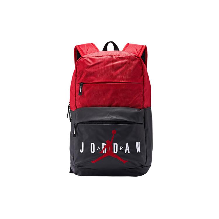 New Jordan Nylon Backpack Regular Unisex Black/Red JD2023005GS-001KR5