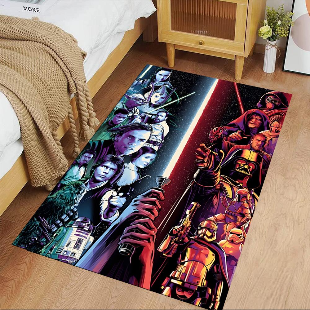 Star Wars Floor Rug Office Rug Design for Hallway Balcony Decorate room Bedrooms Antislip Carpet Office home decor Birthday Christmas Gift