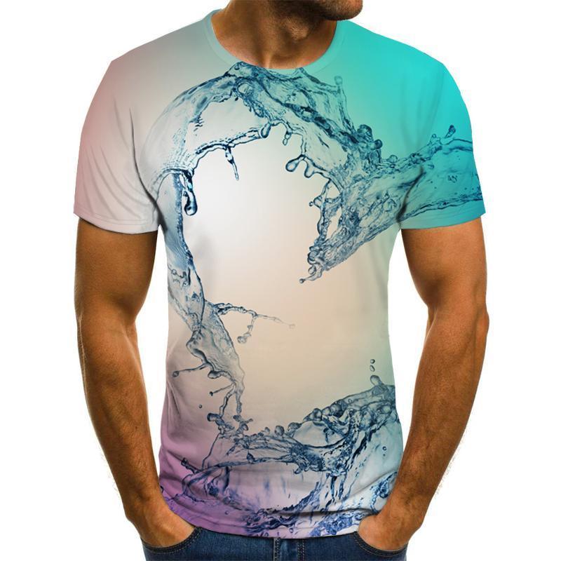 Buy 2022 Funny 3D Printed Men T-shirt 