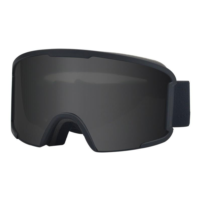 Dual-Layer Anti-Fog Ski Goggles With Wide Cylindrical Lens Adults TPU Frame Compatible Windproof Dustproof