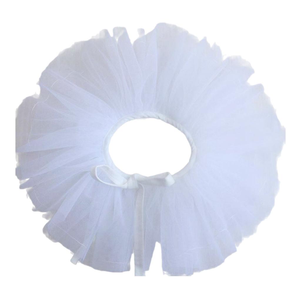 Girls Jabot Collar Detachable Ruffled Collar Victorian Fake Collar Exotic Cosplay Fake Neck Choker Performances Collar