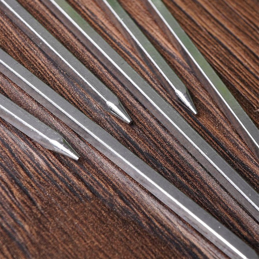 6x Steel Skewers Steel Skewers for Grilling Skewers