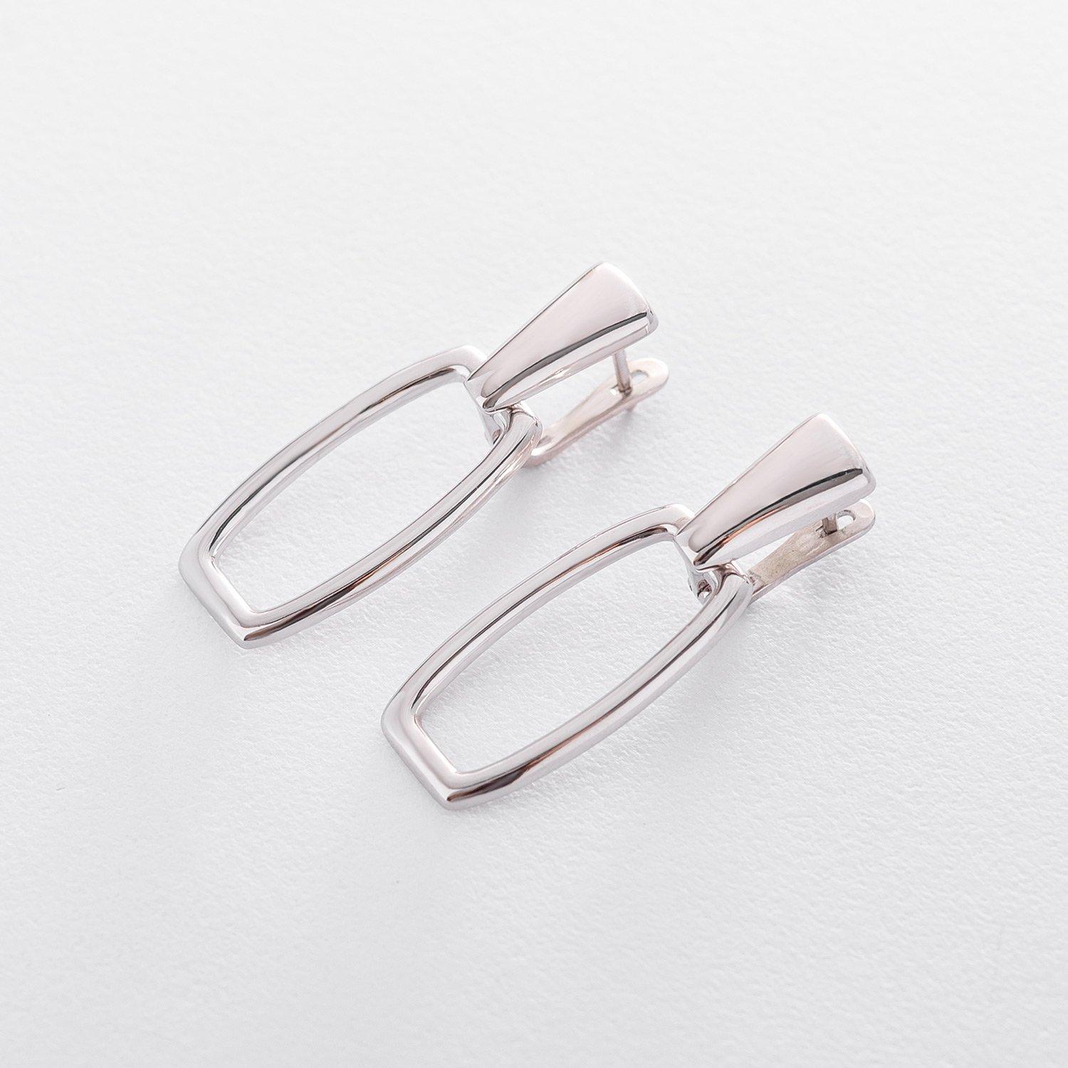 

Срібні сережки з фіанітами Oniks срібний