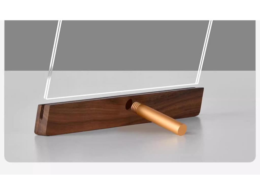 Klarer Acryl-Zertifikats- und Foto-Display-Rahmen
