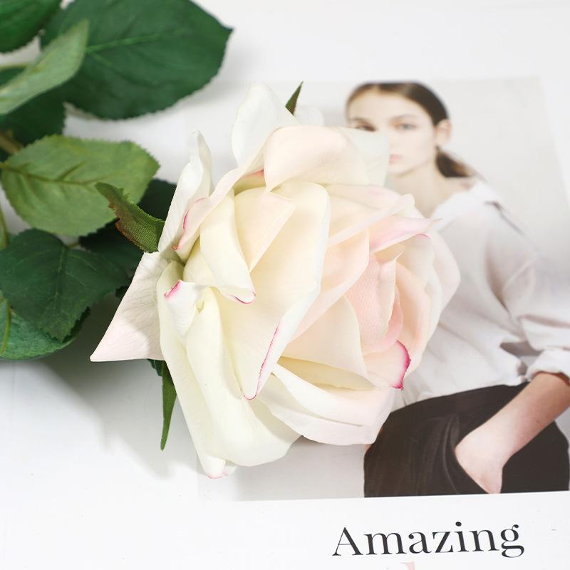 Simulation spring color moisturizing concubine rose, home decoration simulation flower