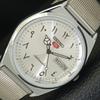 REFURBISHED VINTAGE SEIKO 5 AUTOMATIC 6309A JAPAN MENS SILVER WATCH A441395-5 Sk-a441395