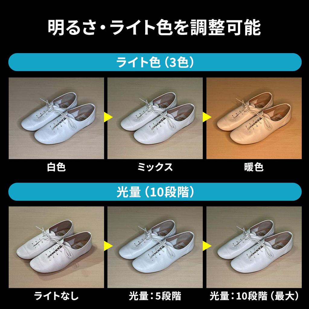 Sanwa Direct LED Ring 120 Max 800 Light, Bird's-Eye Photography, Webcam/Smartphone Mount, Lights, Lumens, 200-DGCAM029