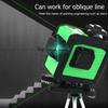 3D 12 Lines Laser Level Self-Leveling 360 Horizontal And Vertical Cross Super Powerful Green Laser Beam Line Measurement Tools