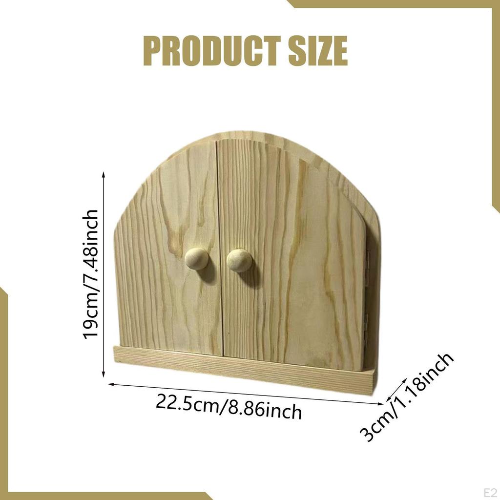 Wood Door Home Decor Dustproof Electrical Outlet Cover