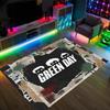 Green Day Design Crystal Velvet Carpet Cozy Non?Slip Printed Rug For Bedroom Living Room Entrance
