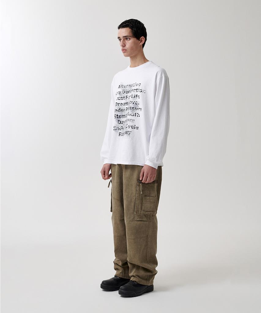 MAHAGRID Alternative Ls Tee White(Mg2Fsmm553A)