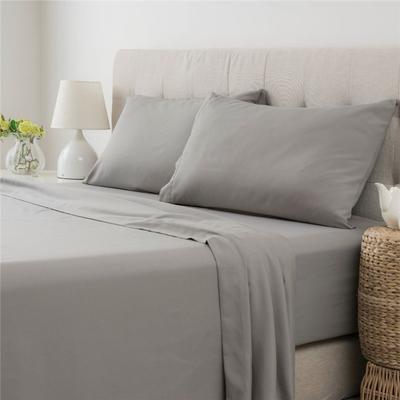 Conjunto de Quatro Peças de Manga de Cama de Cor Sólida Europeu Americano Protetor de Colchão Capa de Cama Lavável