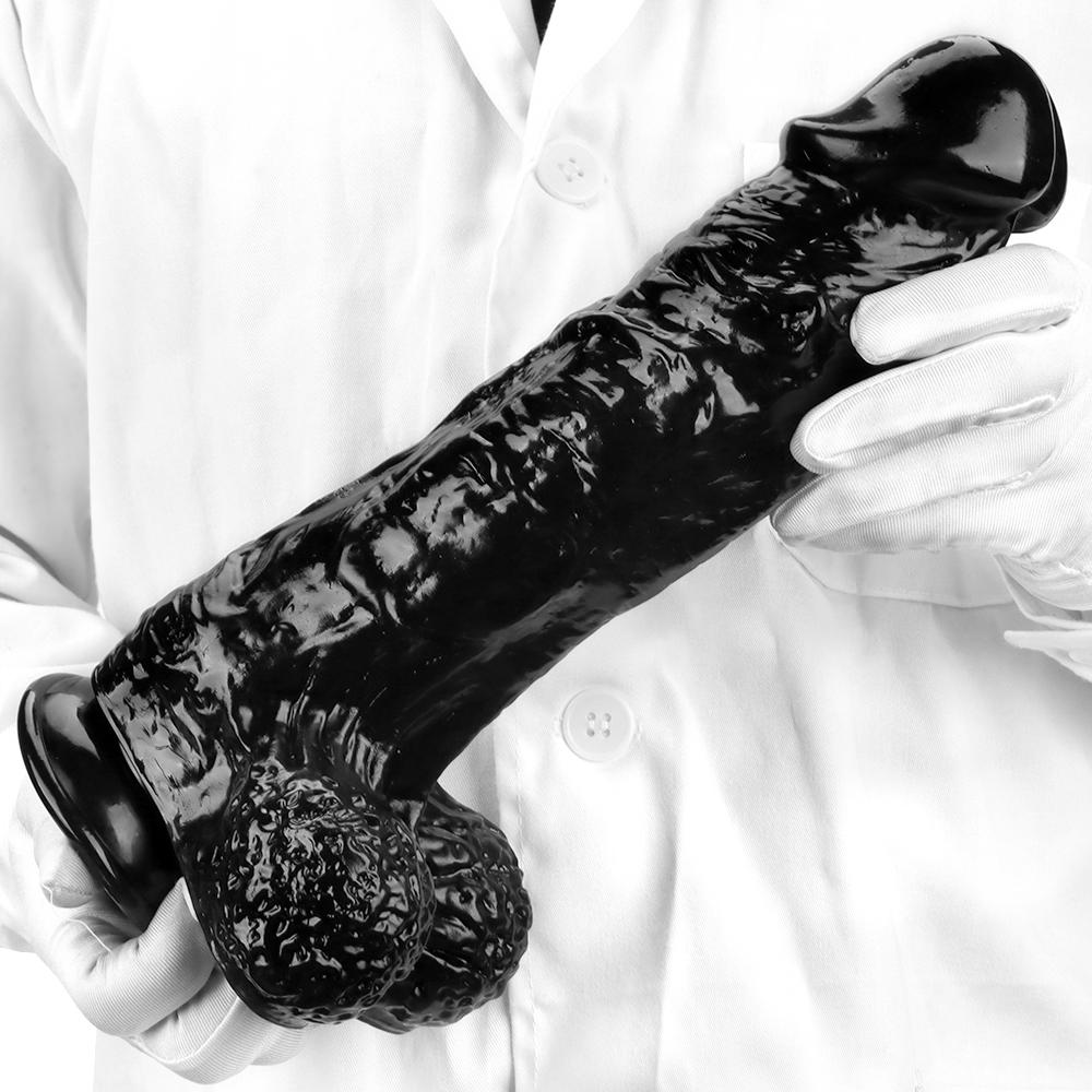 31cm Oversized Long Thick Dildo Anal Plug Dilator Masturbator Adult Sex Toy Fisting Realistic Penis Big Dick PVC Pegging