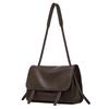Top layer cowhide bag, niche retro backpack, tote, commuting, loose leather, single shoulder, crossbody, hand-held, mailman bag