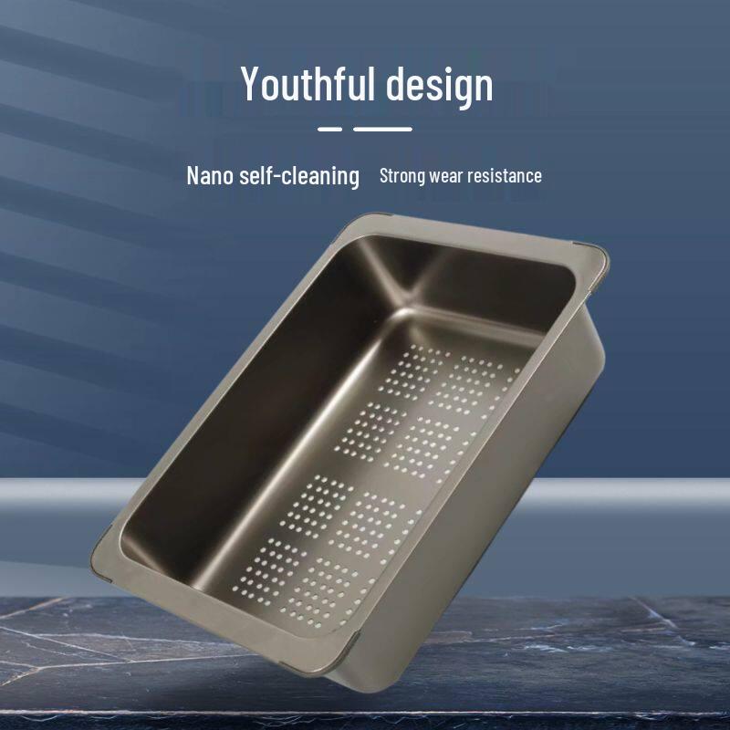 TLXT Stainless Steel Kitchen Sink with Drain Basket