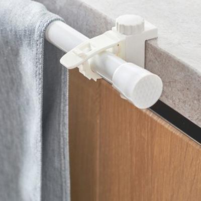 2 Pezzi Supporto Regolabile per Asta Trasversale Morsetto Porta Asta per Tenda