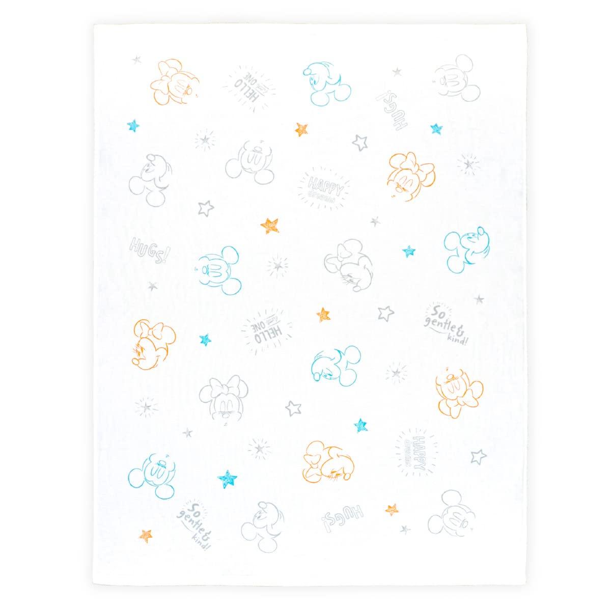 

Плед-игрушка Baby Towel Disney Микки Маус Минни Марля Терьер NZ8625 Одеяло, 85x115см, & Мышь, Верх, Подкладка, 100% Хлопок, Белый,