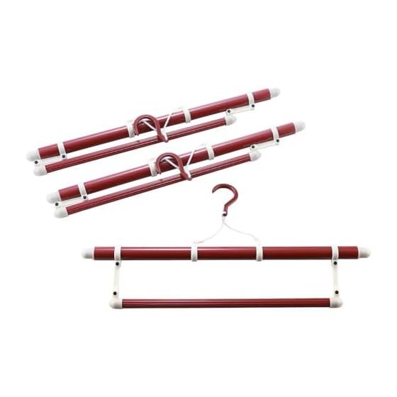 [SAKIKU-EN] Made in Japan Kimono Hanger Set of 3 Regular Size or Long Size with Obi Hook Telescopic Type Luxury Japanese Clothes Hanger Regular Size