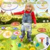 Stomp Flying Disc Launcher Toys,Outdoor Flying Disc Launcher Toy Games, Outside Yard Activities Toy